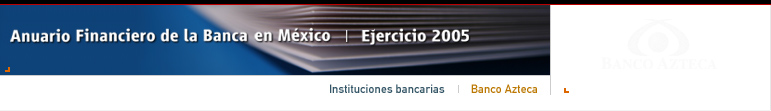 Anuario Financiero de la Banca en Mxico | Instituciones Bancarias | Banco Azteca