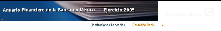 Anuario Financiero de la Banca en Mxico | Instituciones Bancarias | Deutsche Bank