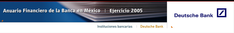 Anuario Financiero de la Banca en Mxico | Instituciones Bancarias | Deutsche Bank