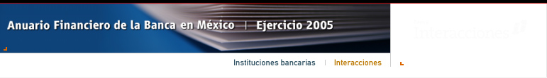Anuario Financiero de la Banca en M�xico | Instituciones Bancarias | Interacciones
