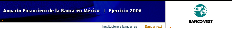Anuario Financiero de la Banca en Mxico | Instituciones Bancarias | Bancomext