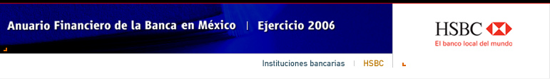Anuario Financiero de la Banca en M�xico | Instituciones Bancarias | HSBC